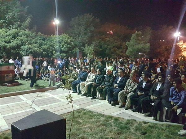 مراسم پایگاه فرهنگی بمو با حضور پر شور مردم شهرستان ثلاث باباجانی برگزار شد