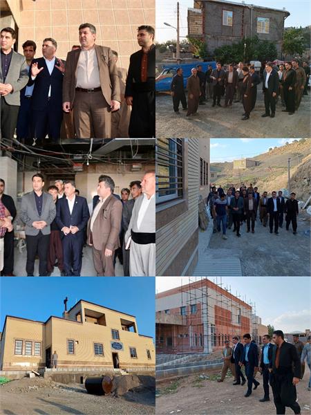 پیگیری پروژه های در حال احداث شبکه بهداشت و درمان شهرستان ثلاث باباجانی با حضور مقامات استانی و شهرستان انجام شد.