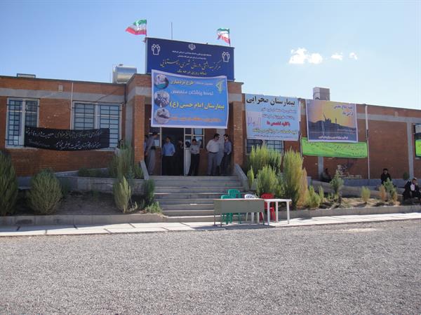 افتتاح بیمارستان صحرایی شهرستان در محل درمان بستر بمناسبت هفته دفاع مقدس: