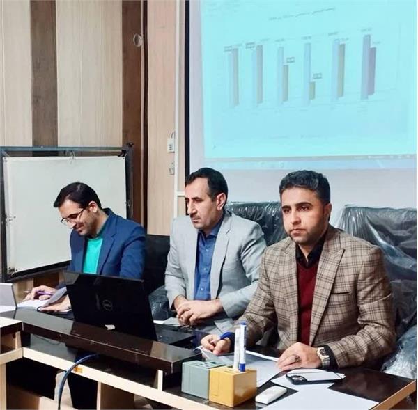 جلسه مشترک نمایندگان وزارت نیرو و آبفا در مرکزبهداشت شهرستان ثلاث باباجانی برگزار شد.