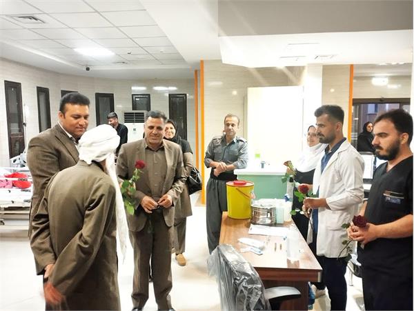 تقدیر از پرستاران شهرستان ثلاث باباجانی به مناسبت روز  جهانی پرستار