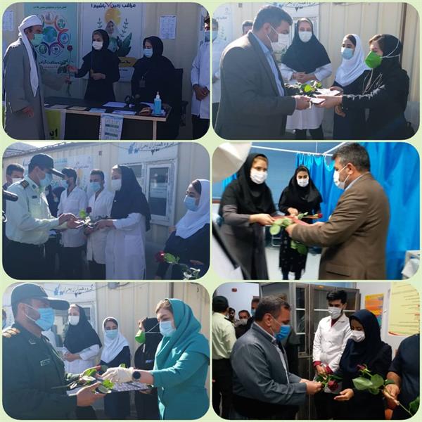 باوندپور فرماندار شهرستان ثلاث باباجانی با حضور در بیمارستان و درمان بستر ثلاث باباجانی هفته سلامت را تبریک گفت.