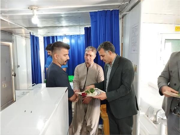 مراسمی به منظور تجلیل از پرستاران شبکه بهداشت و درمان شهرستان ثلاث باباجانی برگزار گردید.