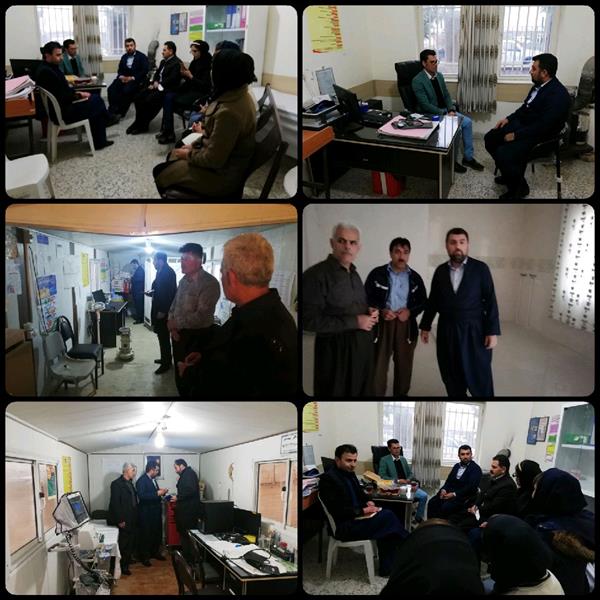 صبور حسینی سرپرست شبکه بهداشت و درمان از پروژه ها در حال احداث حوزه سلامت شهرستان ثلاث باباجانی بازدید نمودند.